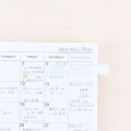 Japan PATAP Silicone Bookmark Book Clip - Clear White - 5