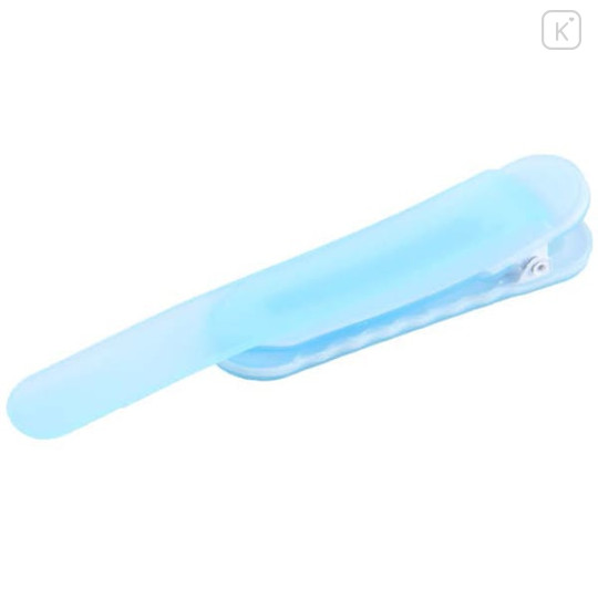 Japan PATAP Silicone Bookmark Book Clip - Clear Blue - 1