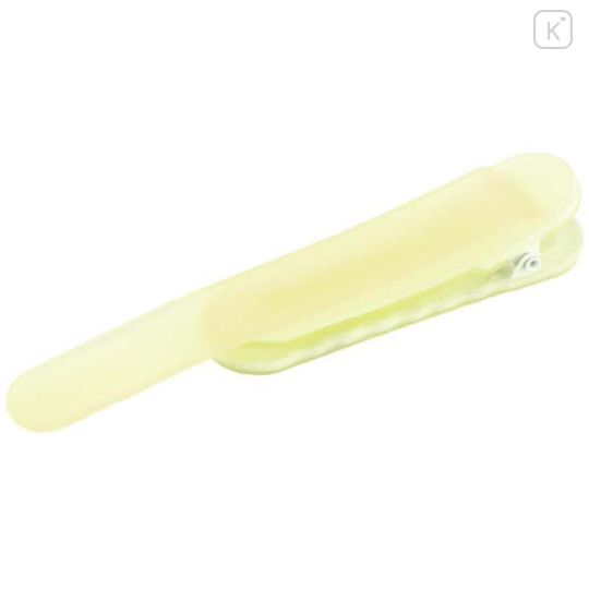 Japan PATAP Silicone Bookmark Book Clip - Clear Yellow - 1