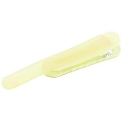 Japan PATAP Silicone Bookmark Book Clip - Clear Yellow