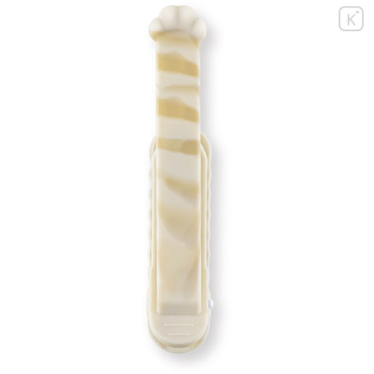 Japan PATAP Silicone Bookmark Book Clip - Tabby Cat - 1