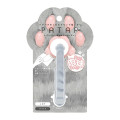 Japan PATAP Silicone Bookmark Book Clip - Tabby Cat Grey - 2