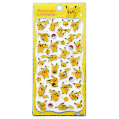 Japan Pokemon Petit Drop Sticker - Pikachu : Holographic Foil