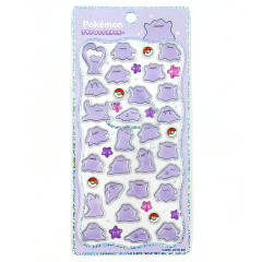 Japan Pokemon Petit Drop Sticker - Ditto : Holographic Foil
