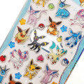 Japan Pokemon Petit Drop Sticker - Eevee Evolution : Holographic Foil - 2