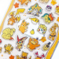 Japan Pokemon Petit Drop Sticker - Dragonite & Jirachi & Ninetales Yellow : Holographic Foil - 2