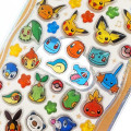 Japan Pokemon Petit Drop Sticker - Face Orange : Holographic Foil - 2
