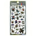 Japan Pokemon Petit Drop Sticker - Garchomp & Darkrai & Luxray Black : Holographic Foil - 1