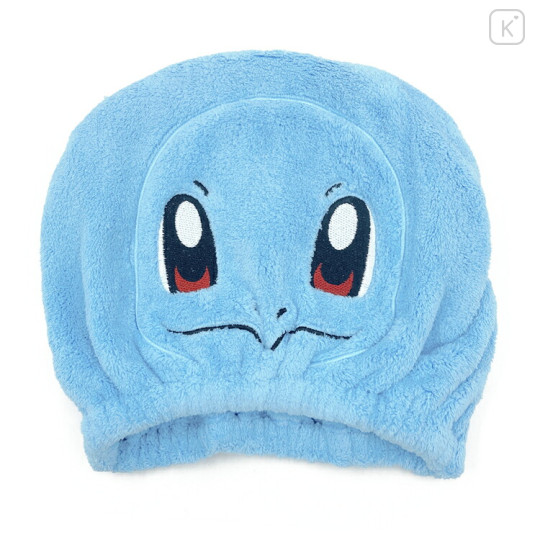 Japan Pokemon Quick Dry Hair Cap Towel - Squirtle : Face - 1