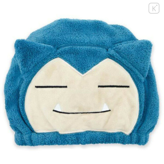 Japan Pokemon Quick Dry Hair Cap Towel - Snorlax : Face - 1