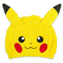 Japan Pokemon Quick Dry Hair Cap Towel - Pikachu : Face Smile