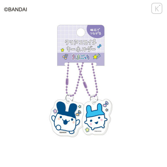 Japan Tamagotchi Acrylic Keychain Connecting Set - Mimitchi & Young Mimitchi - 1