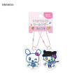 Japan Tamagotchi Acrylic Keychain Connecting Set - Lovelitchi & Melodytchi - 1