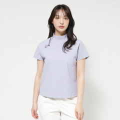 Japan Sanrio Mock Neck French Sleeve Shirt (M) - Hello Kitty : Sanrio Sports Lavender