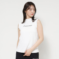 Japan Sanrio Back Ribbon Mock Neck Tuck Sleeves (L) - Hello Kitty : Sanrio Sports White