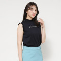 Japan Sanrio Back Ribbon Mock Neck Tuck Sleeves (L) - Hello Kitty : Sanrio Sports Black - 1