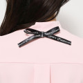 Japan Sanrio Back Ribbon Mock Neck Tuck Sleeves (L) - Hello Kitty : Sanrio Sports Pink - 6