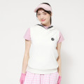 Japan Sanrio Hoodie Vest (L) - Hello Kitty : Sanrio Sports White - 1