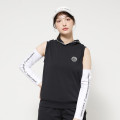 Japan Sanrio Hoodie Vest (L) - Hello Kitty : Sanrio Sports Black - 2