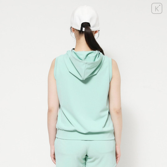 Japan Sanrio Hoodie Vest (L) - Hello Kitty : Sanrio Sports Mint - 5