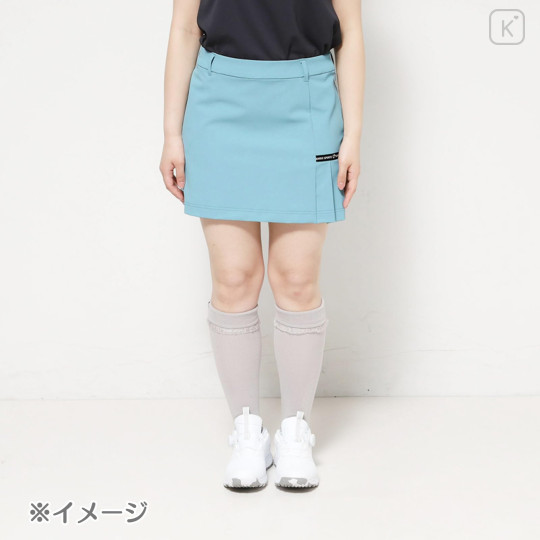 Japan Sanrio Side Pleated Skirt (L) - Hello Kitty : Sanrio Sports White - 2