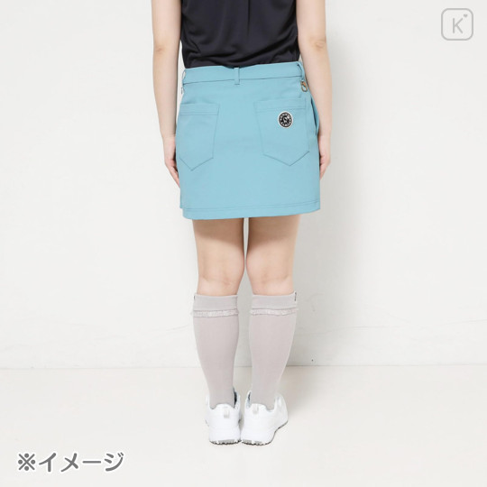 Japan Sanrio Side Pleated Skirt (L) - Hello Kitty : Sanrio Sports White - 3
