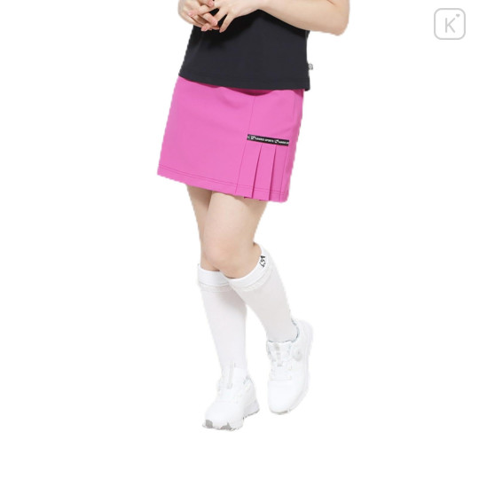 Japan Sanrio Side Pleated Skirt (L) - Hello Kitty : Sanrio Sports Pink - 1