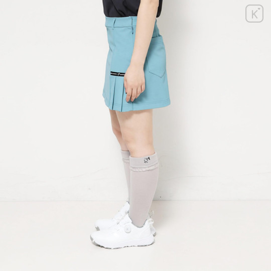 Japan Sanrio Side Pleated Skirt (M) - Hello Kitty : Sanrio Sports Blue - 3