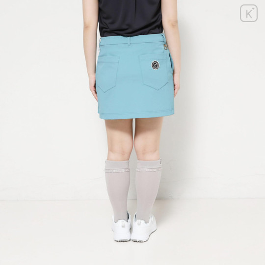 Japan Sanrio Side Pleated Skirt (M) - Hello Kitty : Sanrio Sports Blue - 4