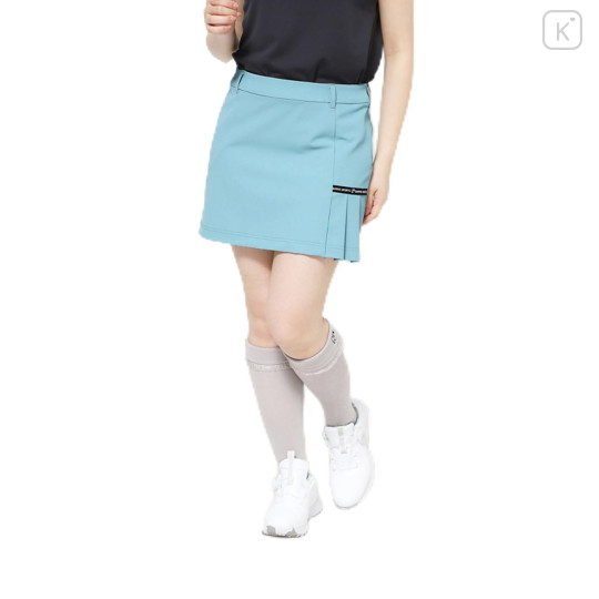 Japan Sanrio Side Pleated Skirt (L) - Hello Kitty : Sanrio Sports Blue - 1