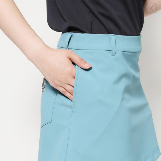 Japan Sanrio Side Pleated Skirt (L) - Hello Kitty : Sanrio Sports Blue - 6
