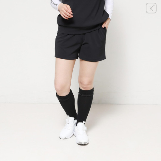 Japan Sanrio Stretch Shorts (L) - Hello Kitty : Sanrio Sports Black - 1