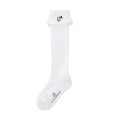 Japan Sanrio High Socks with Frill Design - Hello Kitty : Sanrio Sports White - 1