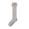 Japan Sanrio High Socks with Frill Design - Hello Kitty : Sanrio Sports Gray - 1