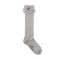 Japan Sanrio High Socks with Frill Design - Hello Kitty : Sanrio Sports Gray - 2