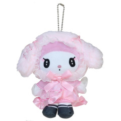 Japan Sanrio Mascot Pouch - My Melody : Fluffy Cape