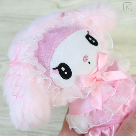 Japan Sanrio Mascot Pouch - My Melody : Fluffy Cape - 3