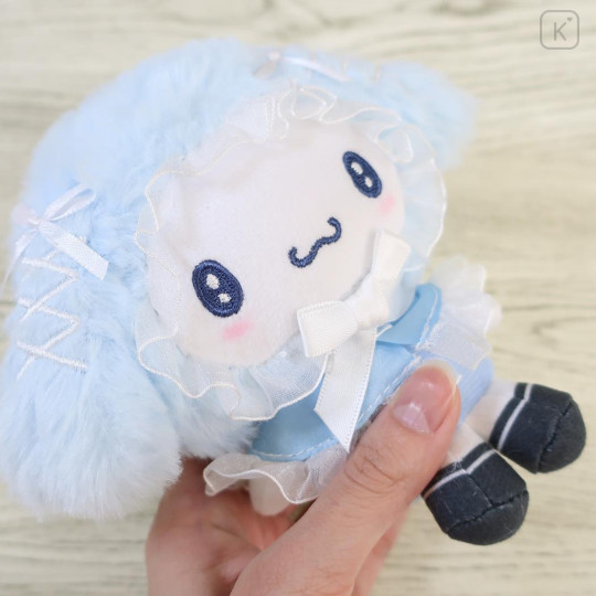Japan Sanrio Mascot Pouch - Cinnamoroll : Fluffy Cape - 3