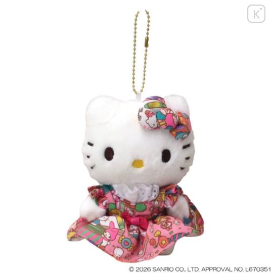 Japan Sanrio Mascot Ball Chain - Hello Kitty : Wrapping - 1