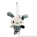 Japan Sanrio Mascot Ball Chain - Usahana : Monochrome - 1