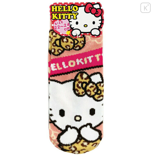 Japan Sanrio Jacquard Socks - Hello Kitty : Animal Fashion - 1