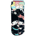 Japan Sanrio Jacquard Socks - Little Twin Stars : Point Color - 1