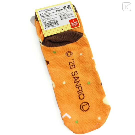 Japan Sanrio Jacquard Socks - Pompompurin : Pop Face - 2