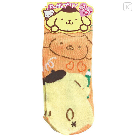 Japan Sanrio Jacquard Socks - Pompompurin : Pencil - 1