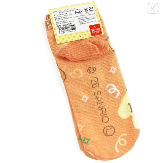 Japan Sanrio Jacquard Socks - Pompompurin : Pencil - 2