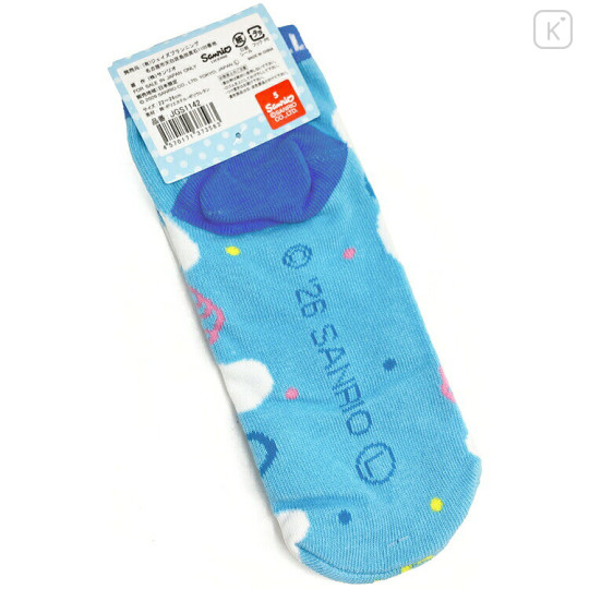 Japan Sanrio Jacquard Socks - Cinnamoroll : Pop Face - 2