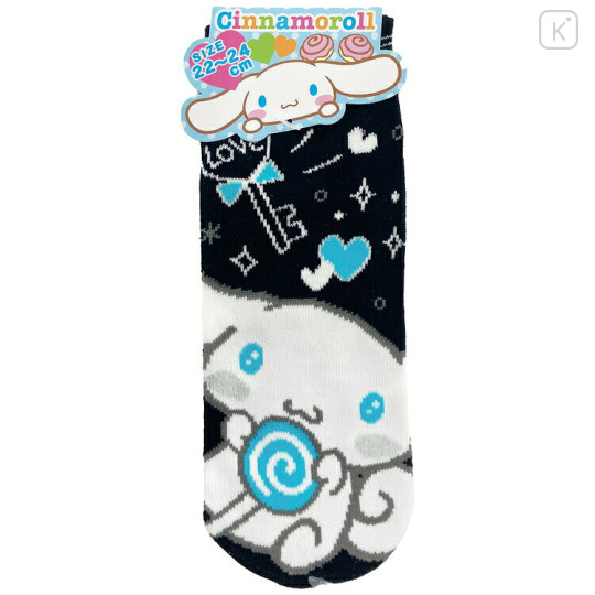 Japan Sanrio Jacquard Socks - Cinnamoroll : Point Color - 1