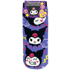 Japan Sanrio Jacquard Socks - Kuromi : Pop Face