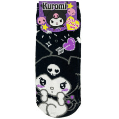 Japan Sanrio Jacquard Socks - Kuromi : Point Color