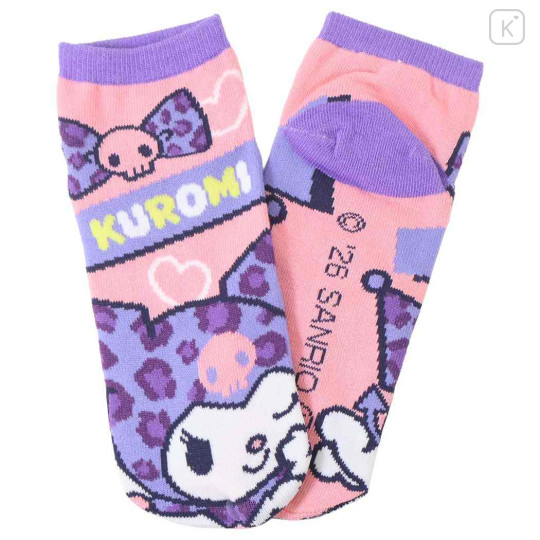 Japan Sanrio Jacquard Socks - Kuromi : Animal Fashion - 1
